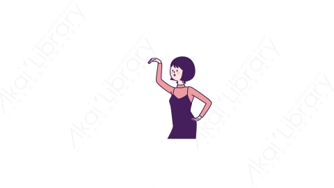 视频素材-可爱卡通男生女生动态表情包_01_10