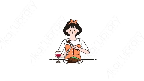 视频素材-可爱卡通男生女生动态表情包_02_16