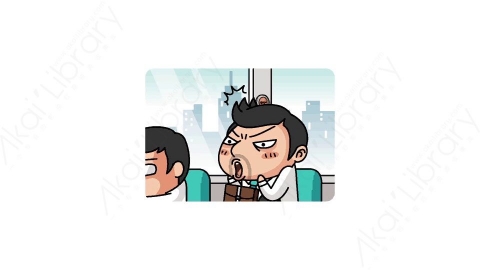 视频素材-可爱搞怪上班族中年大叔动态表情包_01_01