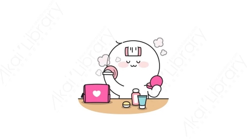 视频素材-可爱搞怪光头小人动态表情包_02_09