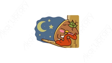 视频素材-可爱搞怪猫头鹰小鸟动态表情包_01_23