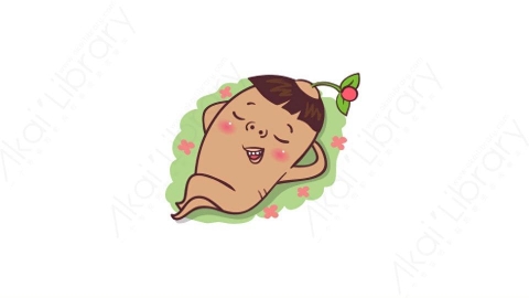 视频素材-可爱搞怪萝卜动态表情包_02_19