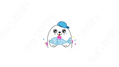 视频素材-可爱搞笑海狮动态表情包_02_05