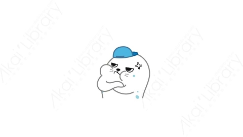 视频素材-可爱搞笑海狮动态表情包_02_12