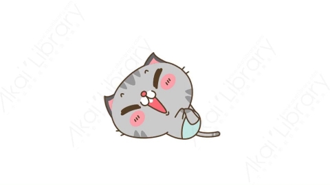 视频素材-可爱搞笑猫咪动态表情包_01_07