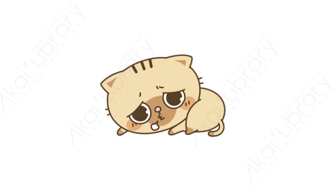 视频素材-可爱搞笑猫咪动态表情包_01_08
