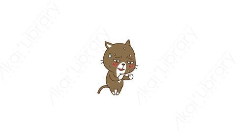 视频素材-可爱搞笑猫咪动态表情包_02_21