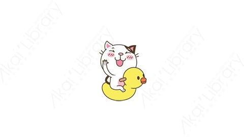 视频素材-可爱搞笑猫咪动态表情包_02_24