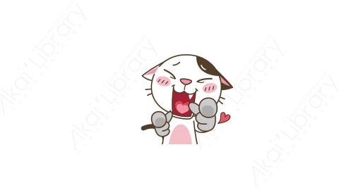 视频素材-可爱搞笑猫咪动态表情包_10_05