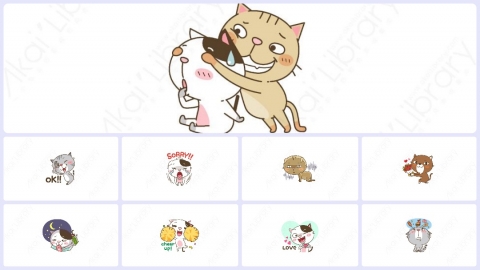 图片素材-可爱搞笑猫咪静态表情包_11