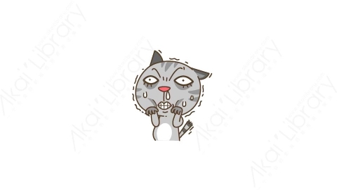 视频素材-可爱搞笑猫咪静态表情包_14_09