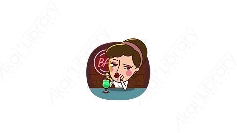 视频素材-可爱腹黑男女情侣动态表情包_01_12