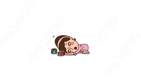 视频素材-可爱腹黑男女情侣动态表情包_01_16