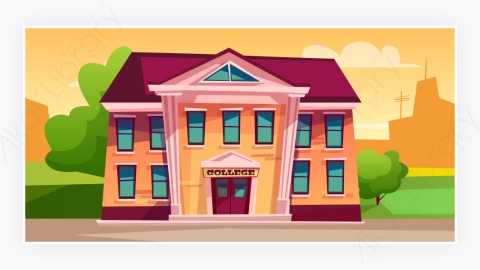 图片素材-学校大学建筑说明