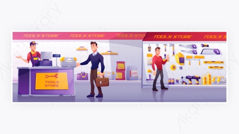 图片素材-工具商店硬件施工车间店铺-1
