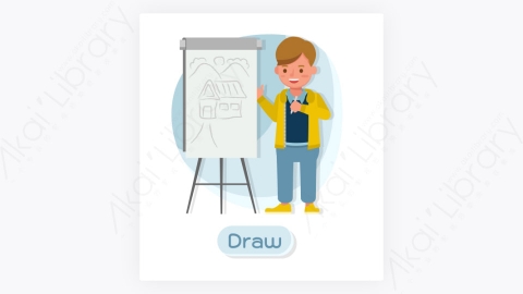 图片素材-可爱人物角色卡通儿童表情动作演讲演示-6