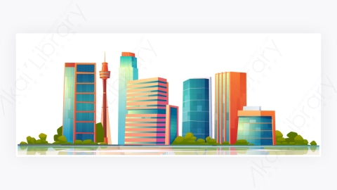 图片素材-现代城市建筑街道房屋建筑-13