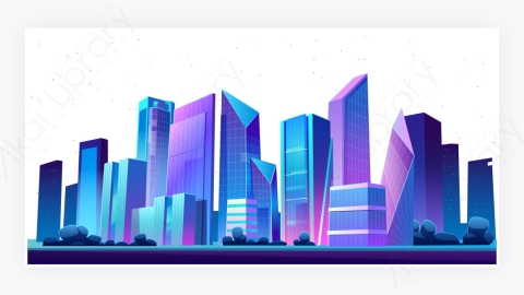 图片素材-现代城市建筑街道房屋建筑-16