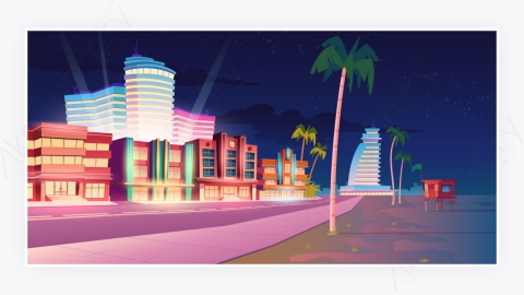 图片素材-现代城市建筑街道房屋建筑-25