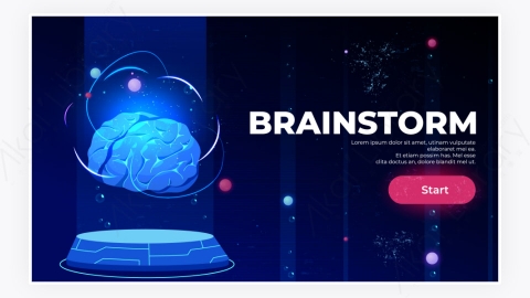 图片素材-科学在线教育登录页面模板设计-9