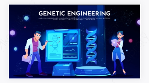 图片素材-科学家们正在研究场景