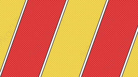 视频素材-（4K）漫画面板栏循环播放动画comic-panel-bars-loopable