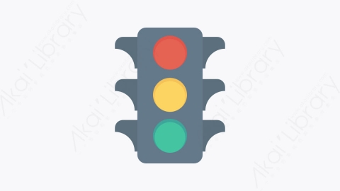 图片素材-0006-红绿灯trafficlight卡通扁平地图和导航元素图标