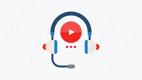 图片素材-001-音频audio扁平卡通学校和教育的元素图标