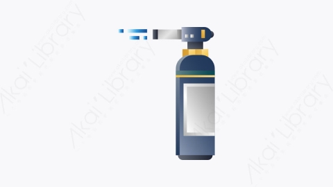 图片素材-001-喷灯blowtorch扁平卡通施工工具图标