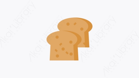 图片素材-001-面包bread扁平卡通面包店元素图标