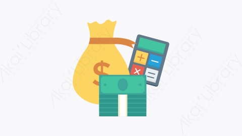 图片素材-001-财务-3finance扁平卡通银行和商务金融业图标元素