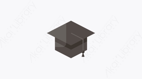 图片素材-001-毕业帽graduation_hat扁平卡通回到学校元素图标