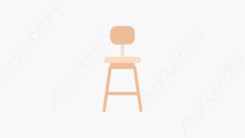 图片素材-001-高脚椅high_chair扁平卡通家具图标