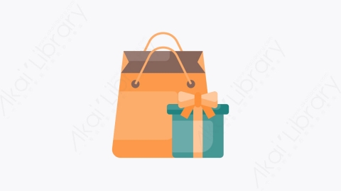 图片素材-001-购物shopping扁平卡通网络星期一元素图标