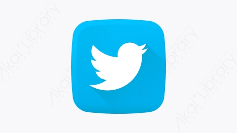 图片素材-001-推特twitter扁平卡通社交媒体徽标元素图标
