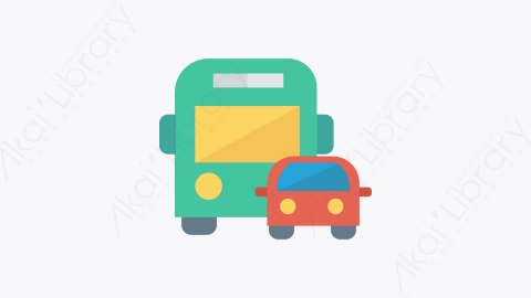 图片素材-001-车辆vehicles扁平卡通交通工具图标元素