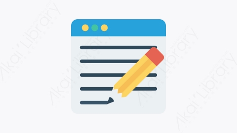 图片素材-001-网页webpage扁平卡通办公设计和打印元素图标