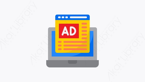 图片素材-002-电脑网页advertise扁平卡通营销和SEO元素图标
