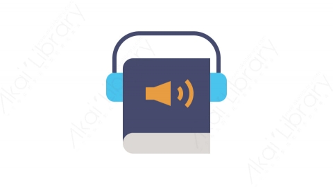 图片素材-002有声读物_audiobook科技文件存储道具元素图标
