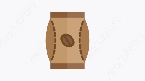 图片素材-002-咖啡豆coffeebeans扁平卡通咖啡元素图标