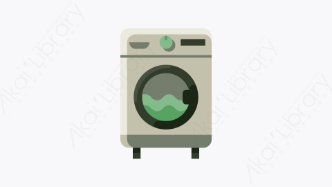 图片素材-002-洗衣房laundry扁平卡通酒店元素图标
