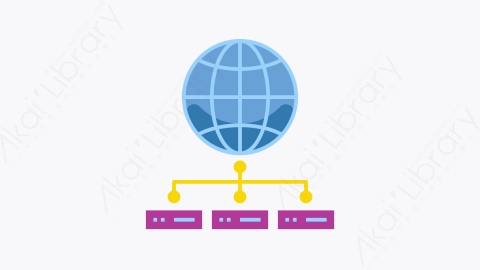 图片素材-002-网络network扁平卡通物联网元素图标
