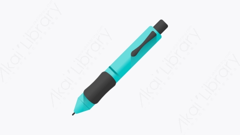图片素材-002-笔pen-扁平卡通文具元素图标