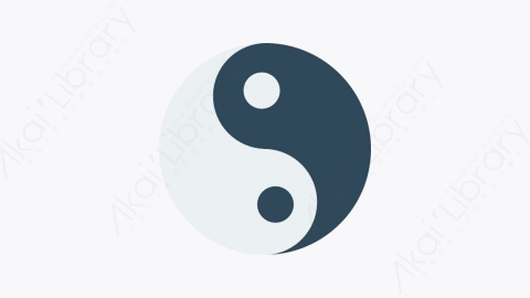 图片素材-0021-阴阳yinyang卡通扁平体育与健身元素图标