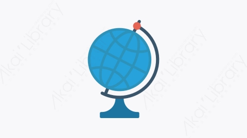 图片素材-0024-地球仪-1earthglobe卡通扁平地图和导航元素图标