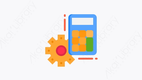 图片素材-003-计算器calculator扁平卡通工程元素图标