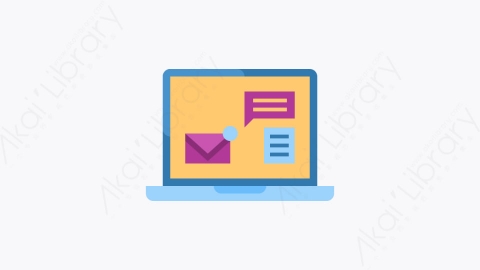 图片素材-003-笔记本电脑laptop扁平卡通通信元素图标