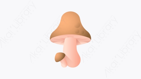 图片素材-003-蘑菇mushroom扁平卡通感恩节元素图标