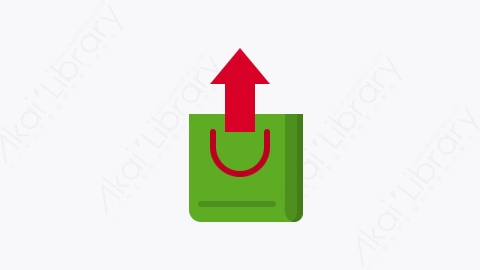 图片素材-003-购物袋shopping_bag扁平卡通购物在线元素图标