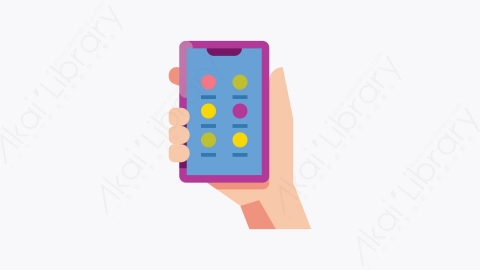 图片素材-003-智能手机smartphone扁平卡通物联网元素图标